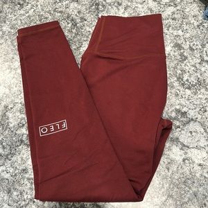 Fleo leggings maroon